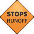 Stops runoff