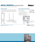 Metal Pedestal Installation Guide thumbnail