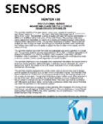 Sensors - Written Specifications - MasterSpec® thumbnail
