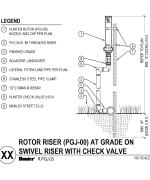 CAD - PGJ-00 On Grade with Swivel Riser and Check Valve thumbnail