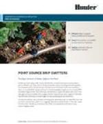 Point Source Drip Emitters Brochure thumbnail
