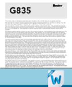 G835 Written Spec thumbnail