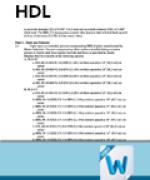 HDL Written Specification thumbnail