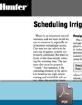 Scheduling Irrigation