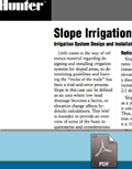Slope Irrigation